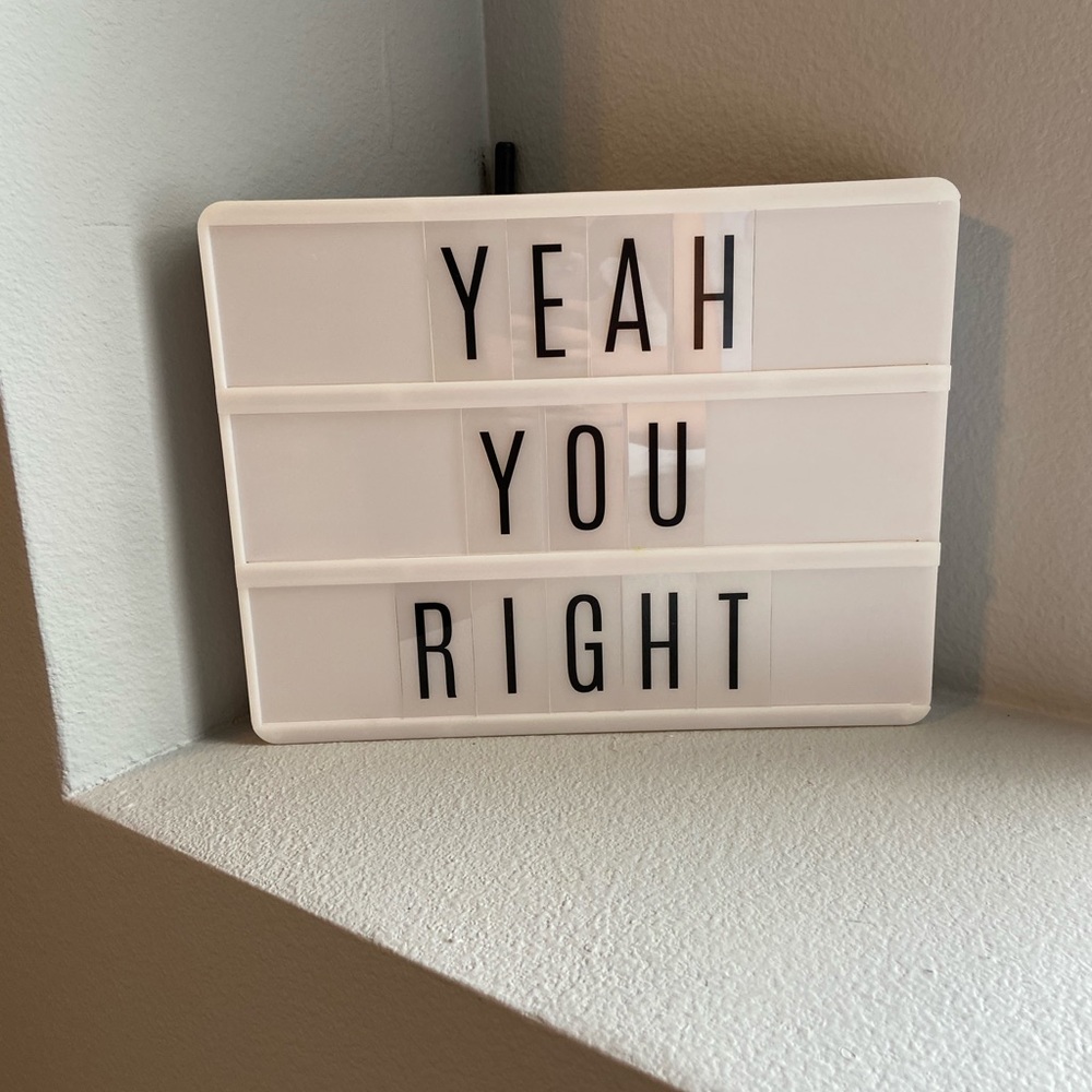 LIGHTBOX SIGN